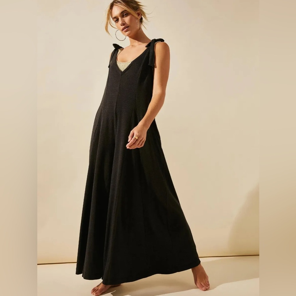 Free People Beach Alice One-Piece Wide Leg Jumpsuit